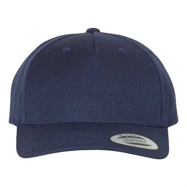 Custom Yupoong 5789M 5-Panel Wool Blend Cap