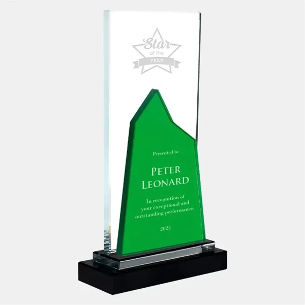 Color Mountain Award with Black Base