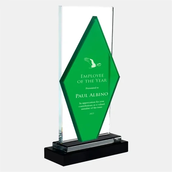 Color Diamond Award with Black Base