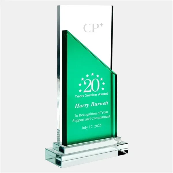 Color Sail Award with Clear Base