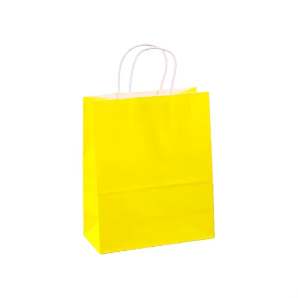 Coloured Kraft Paper Tote Bag - Coloured Kraft Paper Tote Bag - Image 1 of 2