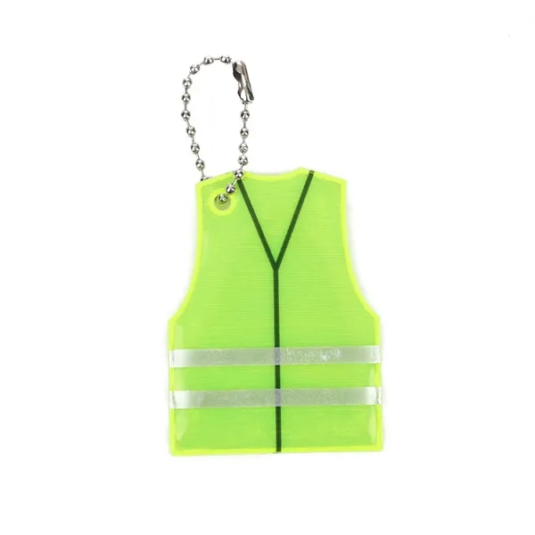 Custom Reflective Safety Vest Keytag - Custom Reflective Safety Vest Keytag - Image 2 of 2