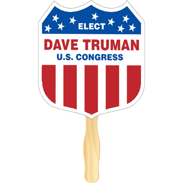 Custom Badge Rally Fan