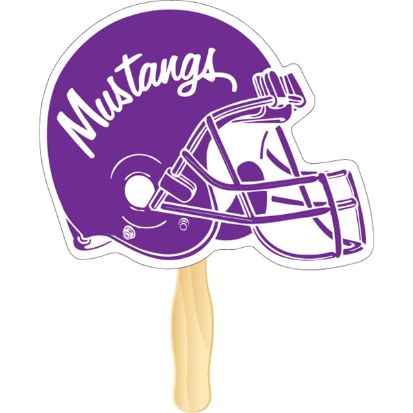 Custom Football Helmet Rally Fan