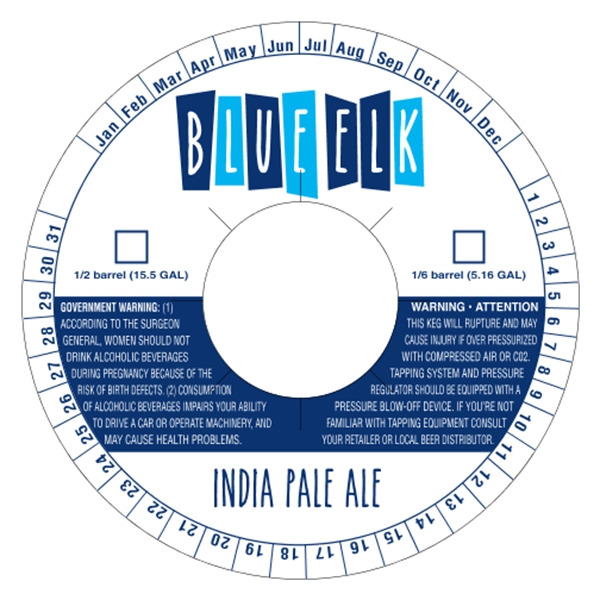 6.5" Keg Collars, Spot Color .023" Polyethylene