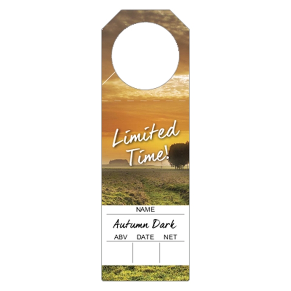 Bottle Tags - 2.25" x 7", .010" Plastic
