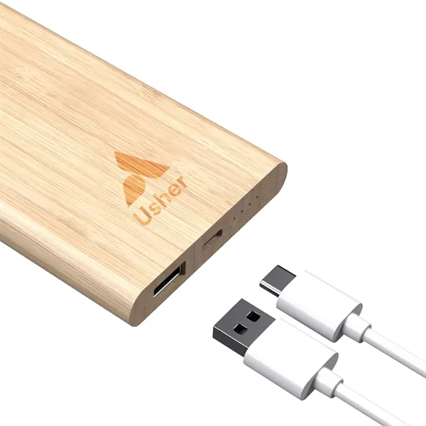 Bamboo Power Bank 5000 Mah Environment Friendly - Bamboo Power Bank 5000 Mah Environment Friendly - Image 1 of 1