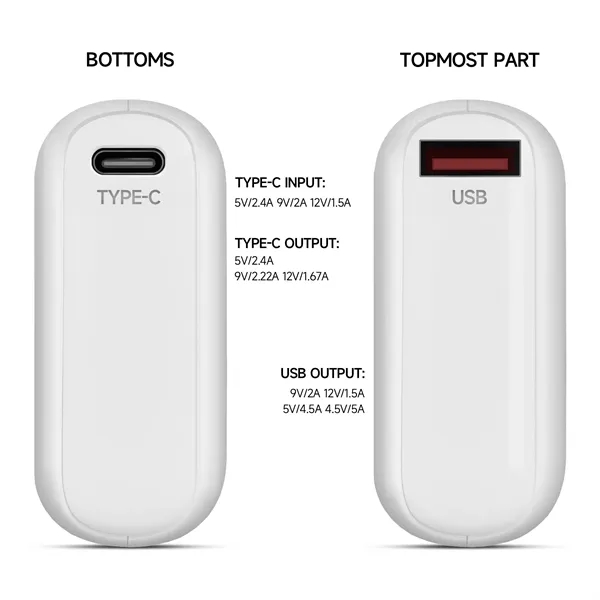 10000mAh PD 20W Fast Charging Power Bank - 10000mAh PD 20W Fast Charging Power Bank - Image 3 of 4