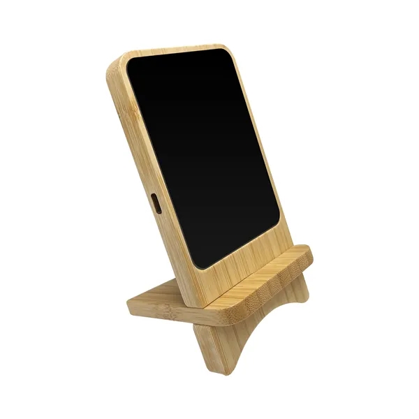 Glowing Light Up Logo 15W Wireless Charger & Phone Stand - Glowing Light Up Logo 15W Wireless Charger & Phone Stand - Image 4 of 5