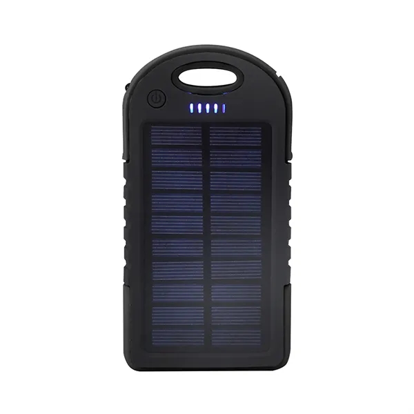 Solar Power Bank 4000mah With A Carabiner - Solar Power Bank 4000mah With A Carabiner - Image 0 of 4
