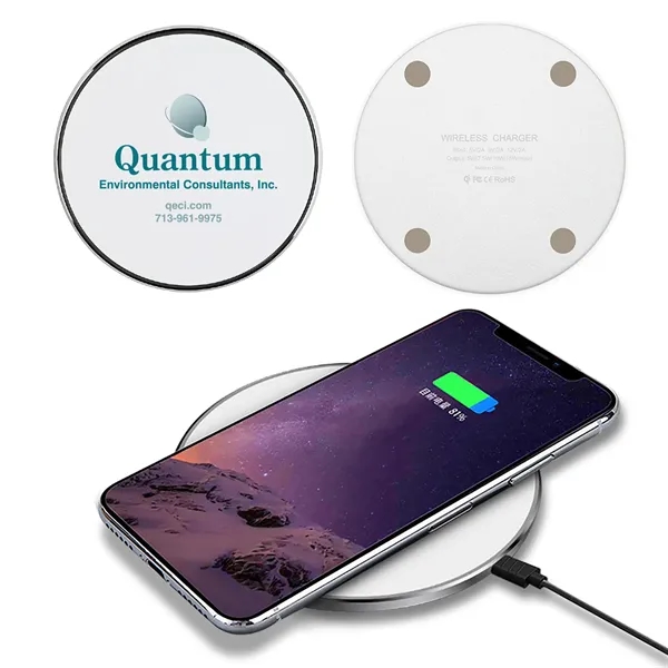 15W QI Certified Fast Wireless Charger - 15W QI Certified Fast Wireless Charger - Image 1 of 2