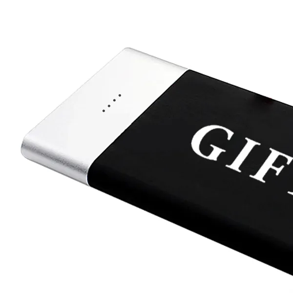 4000mah Custom Power Bank Light Up Charger - 4000mah Custom Power Bank Light Up Charger - Image 2 of 3