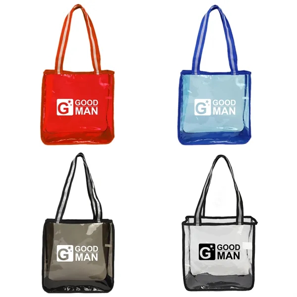 Eco-Friendly Clear Stadium Bag - Eco-Friendly Clear Stadium Bag - Image 1 of 8