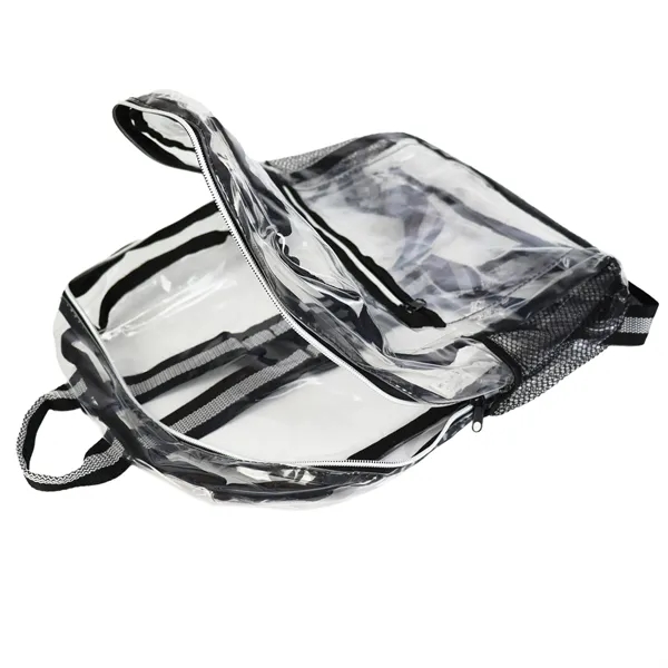 Eco-Friendly Waterproof Clear drawstring Backpack - Eco-Friendly Waterproof Clear drawstring Backpack - Image 4 of 11