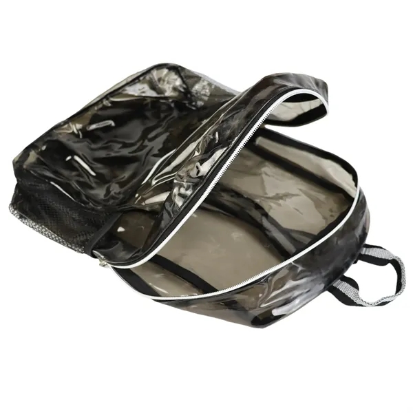 Eco-Friendly Waterproof Clear drawstring Backpack - Eco-Friendly Waterproof Clear drawstring Backpack - Image 6 of 11