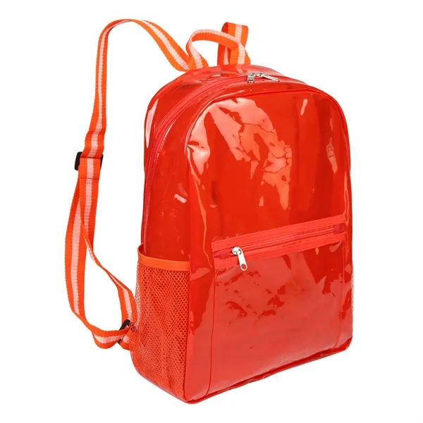Eco-Friendly Waterproof Clear drawstring Backpack - Eco-Friendly Waterproof Clear drawstring Backpack - Image 8 of 11