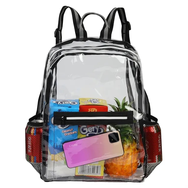 Eco-Friendly Waterproof Clear drawstring Backpack - Eco-Friendly Waterproof Clear drawstring Backpack - Image 10 of 11