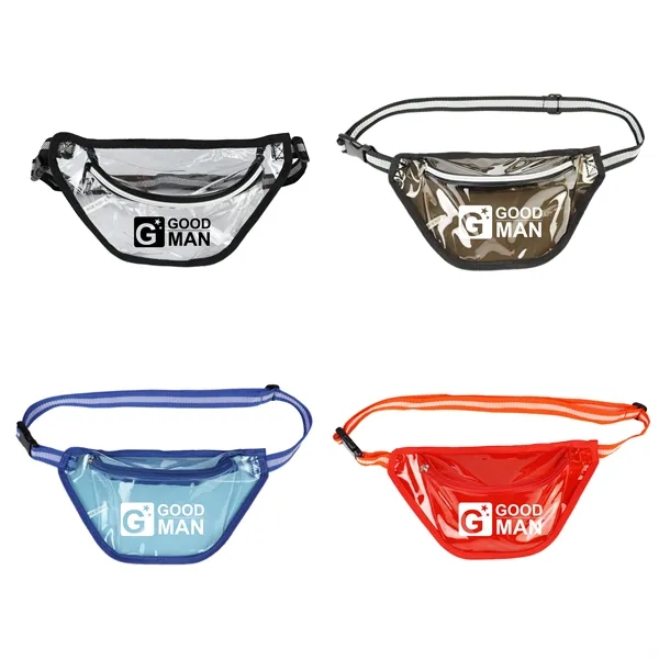 Eco-friendly Clear Fanny Waist Pack - Eco-friendly Clear Fanny Waist Pack - Image 1 of 4