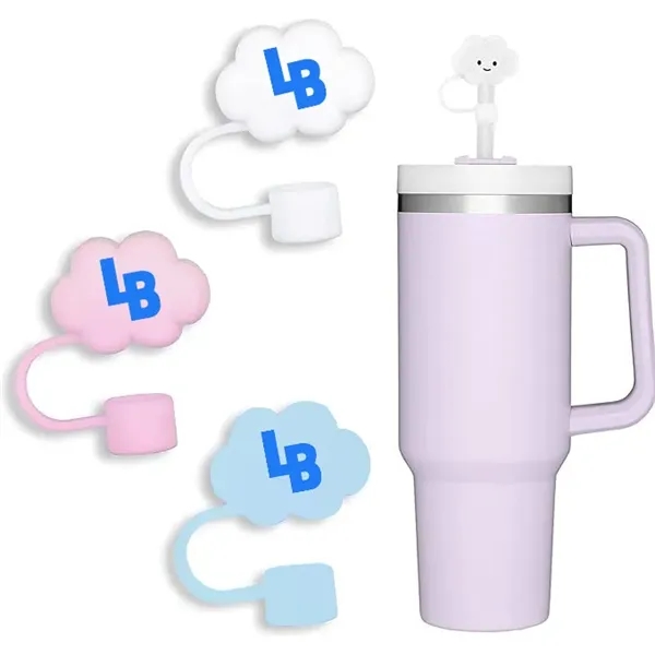 Custom Cloud Shaped Silicone Straw Topper