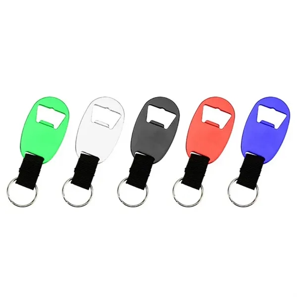 Metal Key Tag With Bottle Opener