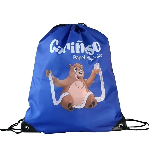 210D Dye Sublimation Drawstring Backpack