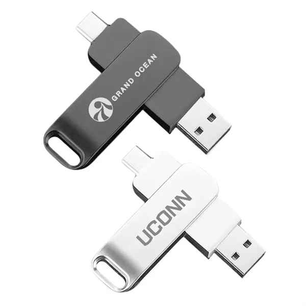 Custom OTG Metal Thumb Drive Memory Stick
