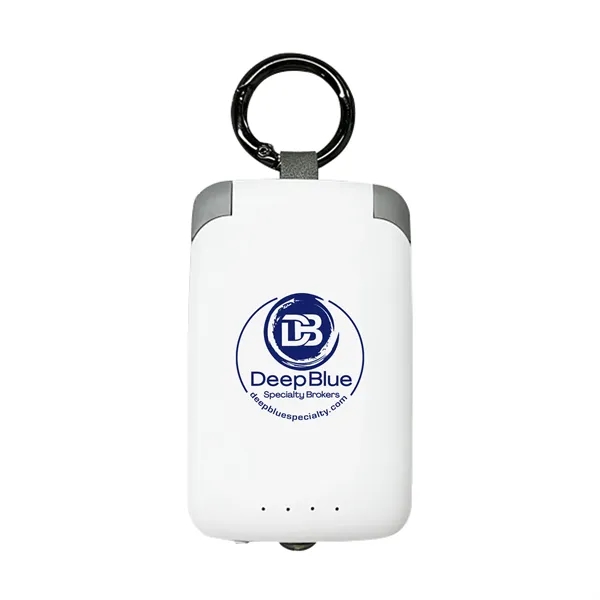 2000 mAh Keychain Power Bank With Flash Light