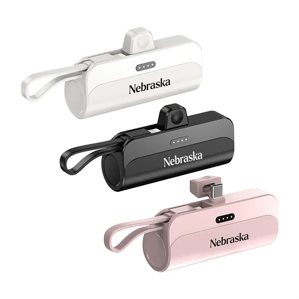 Custom 5000mah Small Type C Portable Charger Power Bank