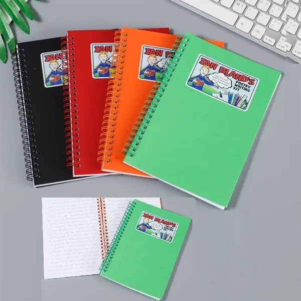 A5 Size Multi Color PP Coil Notebook