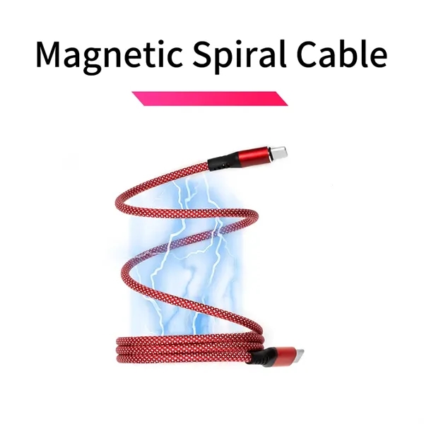 60W Dual Type-C Magnetic Charging Cable