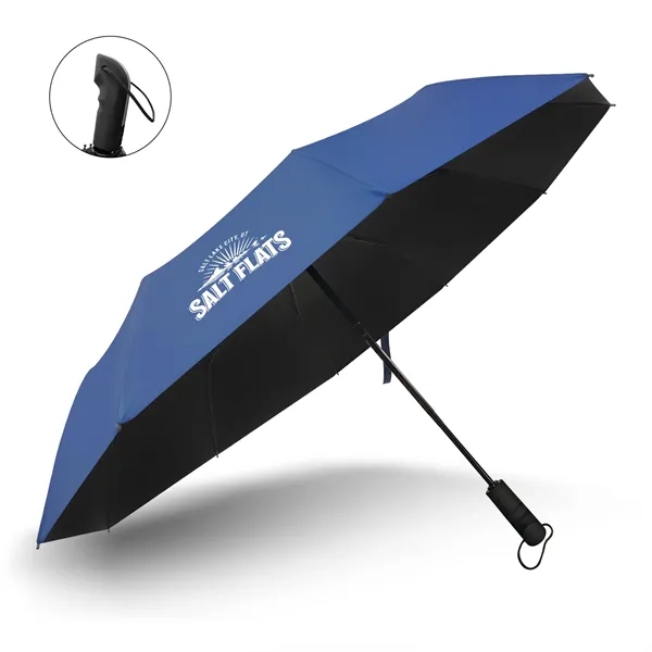 Ergonomic handle auto open and close portable umbrella
