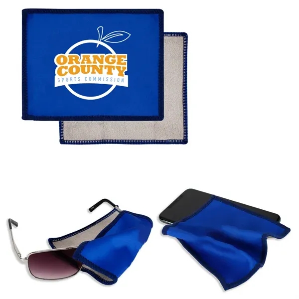 6x6-Inch Custom Microfiber Cleaning and Wiping Cloth