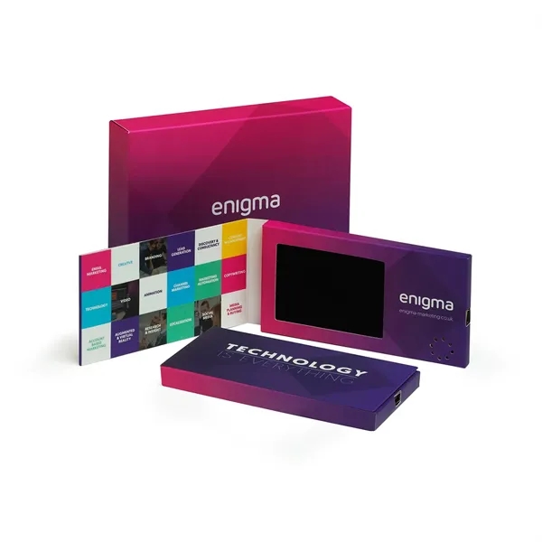 2.4" LCD Screen Business Customized Video Brochures