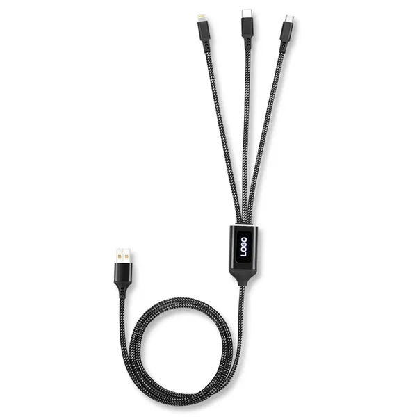4 In 1 Light Up 66W Fast Charging Cable