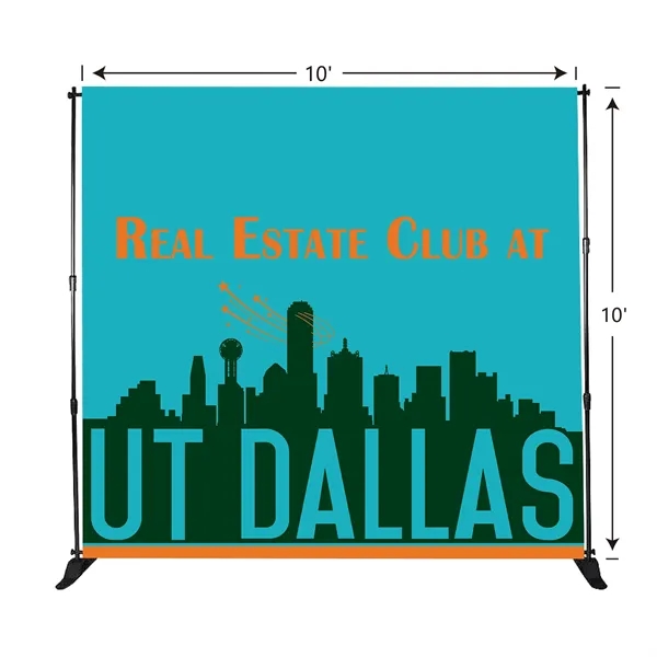 10' X 10' Adjustable Step And Repeat Backdrop Banner Stand
