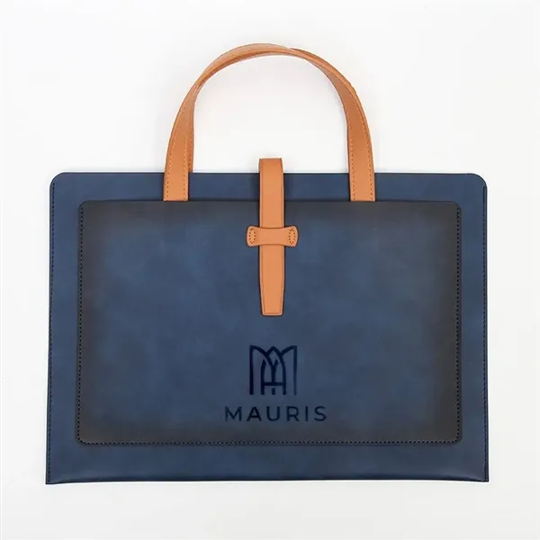 Custom Retro Business PU Leather Briefcase