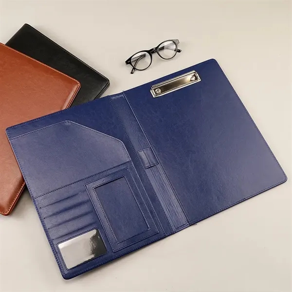 Custom Multi functional folder A4 Business PU Leather Portfolios