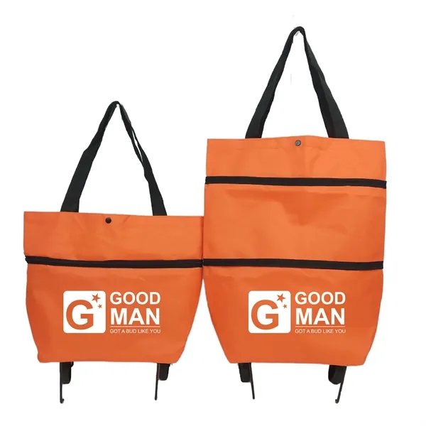 Folding Shopping Bag with Wheels