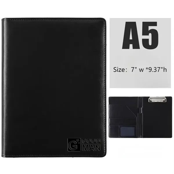 Custom Multi functional folder A5 Business PU Leather Portfolios
