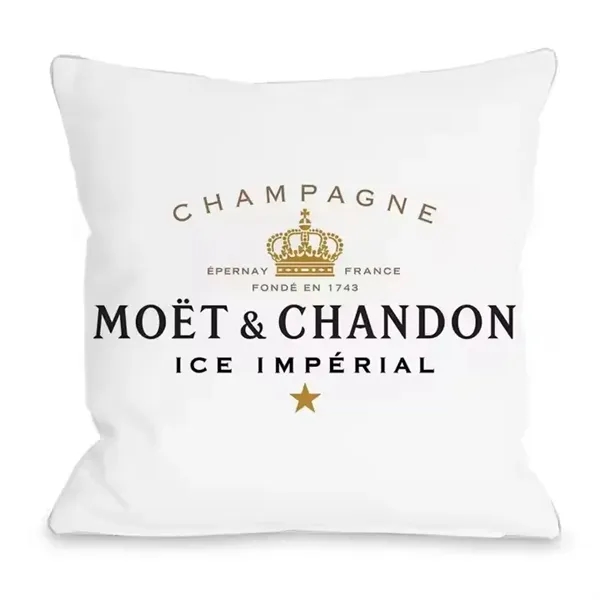 18" x 18" Sublimated Short Plush Throw Pillow