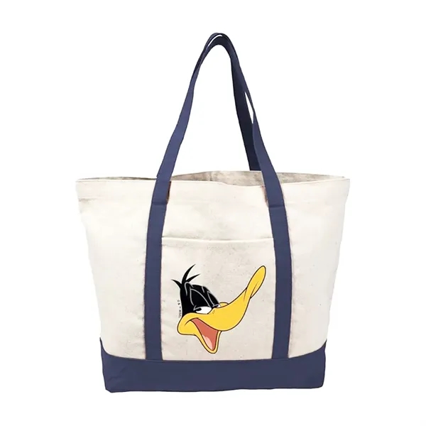 Natural Cotton Canvas Boat Bag