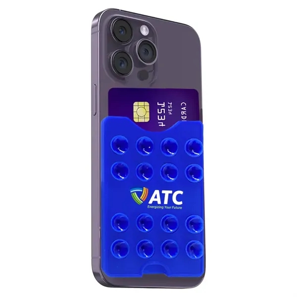 UV Printed Silicone Holder With Adhesive Backing