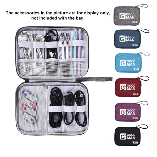 Custom Multifunctional Electronics Accessories Storage Bag