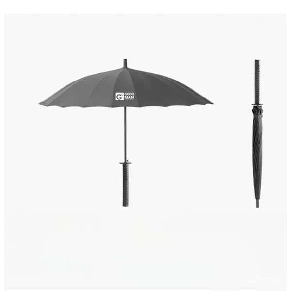 Martial Arts Knife-handle Designed 24-rib Umbrella