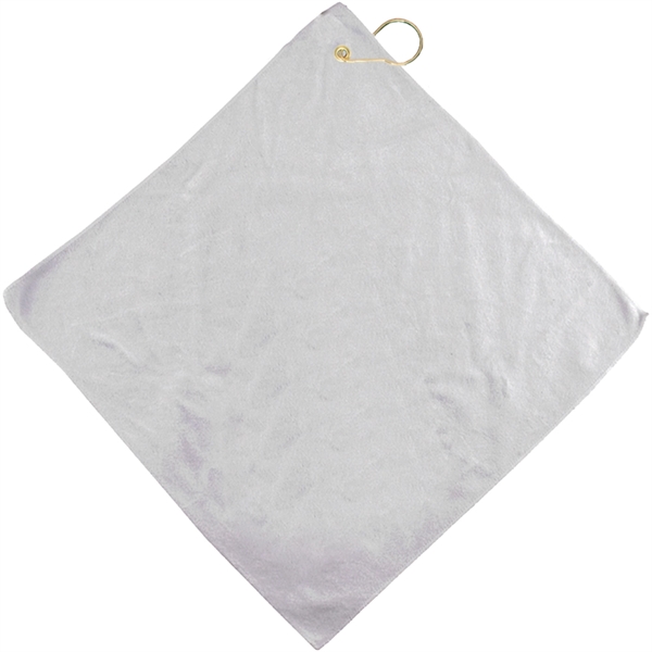 16" x 16" Full Bleed Microfiber Golf Towel - 16" x 16" Full Bleed Microfiber Golf Towel - Image 1 of 1