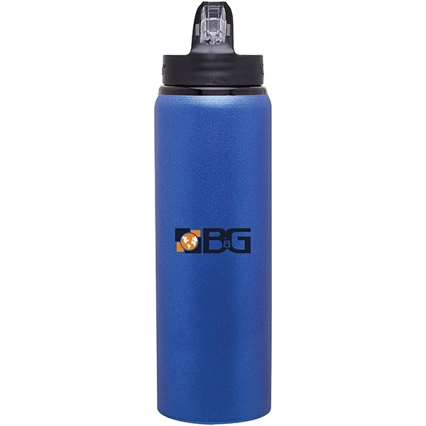 28 oz h2go Allure Single Wall Aluminum Water Bottle w/Straw - 28 oz h2go Allure Single Wall Aluminum Water Bottle w/Straw - Image 2 of 3