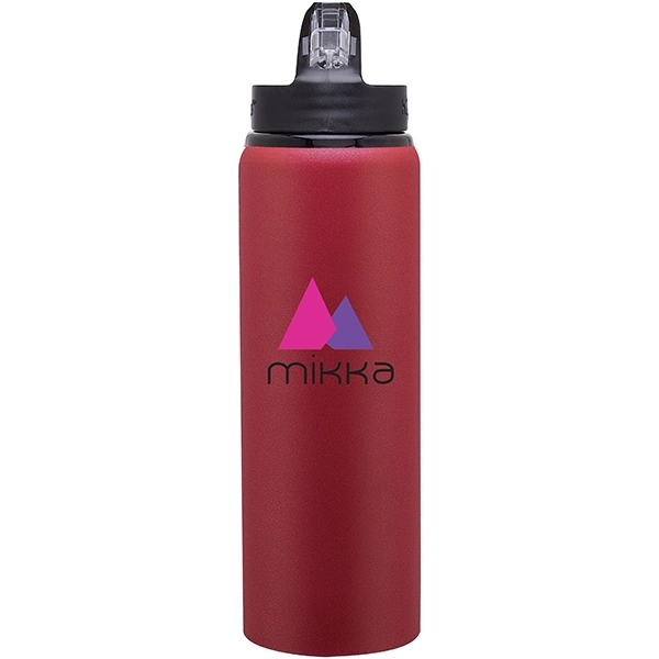 28 oz h2go Allure Single Wall Aluminum Water Bottle w/Straw - 28 oz h2go Allure Single Wall Aluminum Water Bottle w/Straw - Image 1 of 3