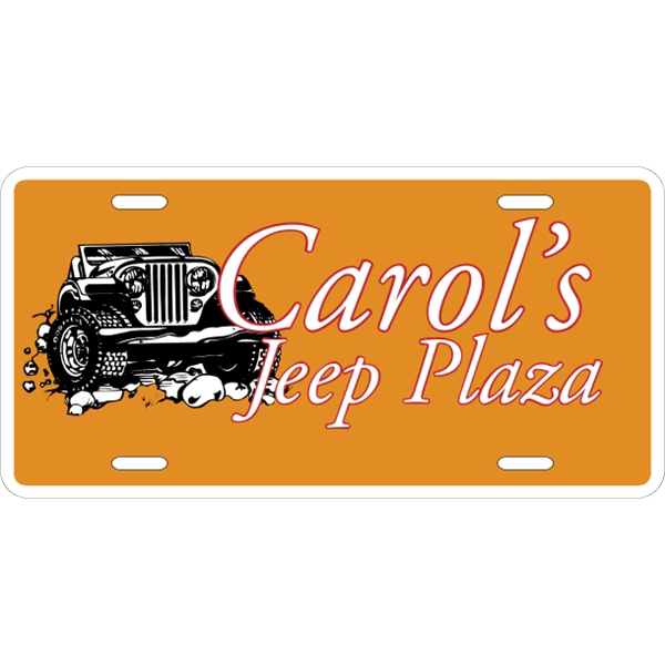Car Plate - .023" Polyethylene
