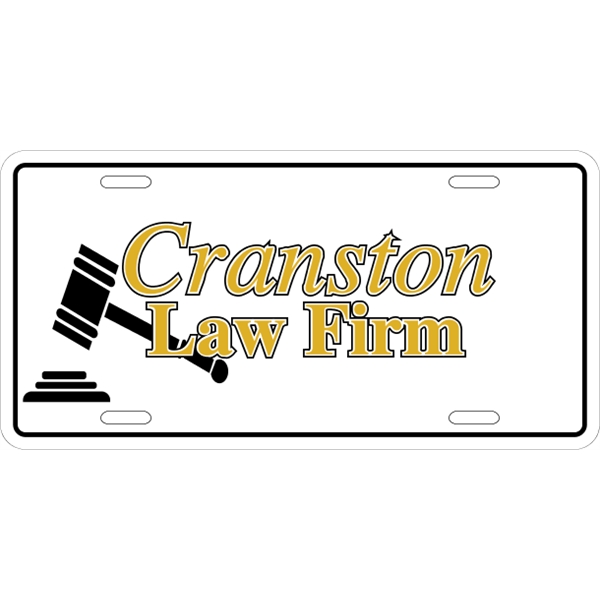 Car Plate - 6 ply All-Weather Card Stock