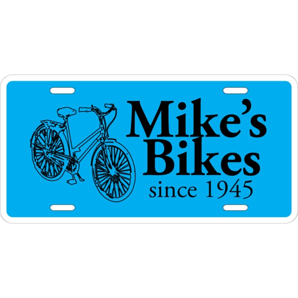 Car Plate - .055" Polyethylene